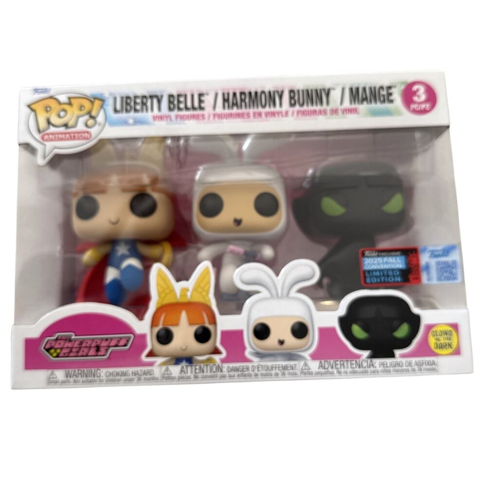 Funko Pop! Vinyl: Cartoon Network - Liberty Belle / Harmony Bunny / Mange 3-Pack